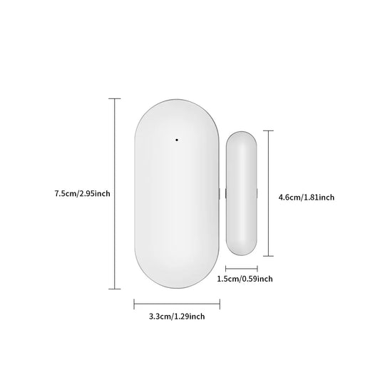 8PACKS Tuya Zigbee Door Sensor Window Detectors Magnetic Sensor Smart Home Security Protection Remote Monitor From APP