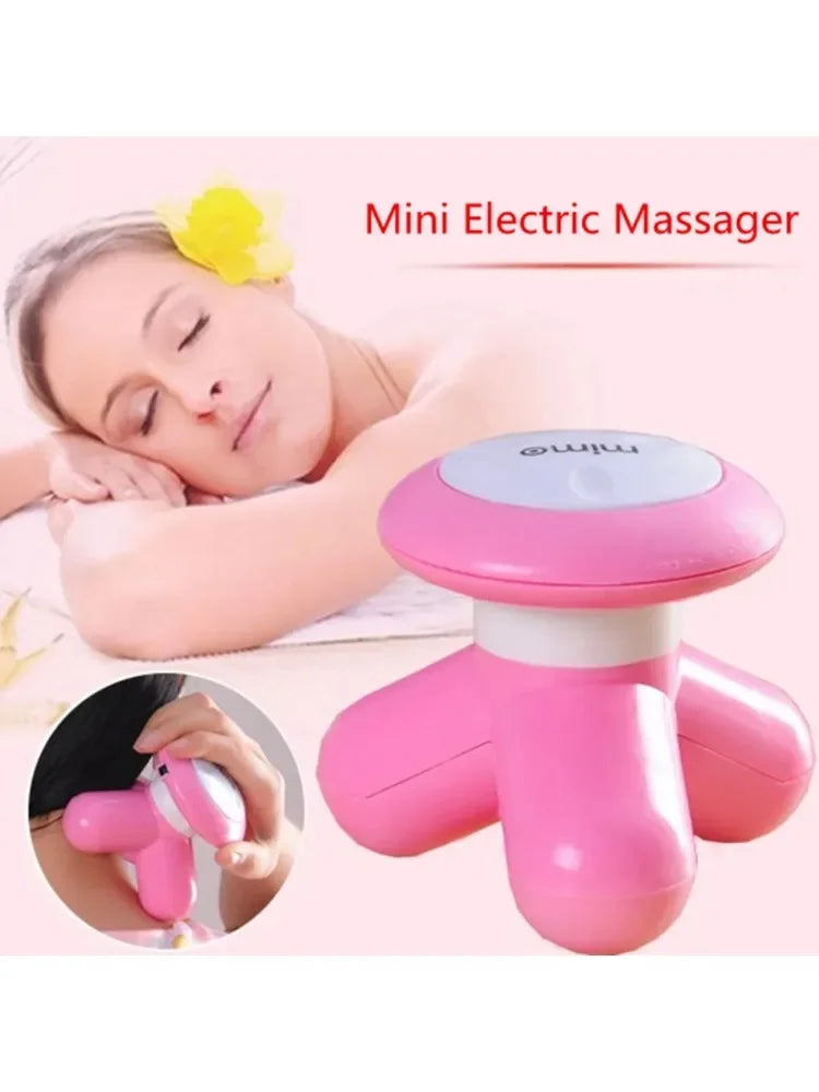 Mini Handle Electric Massager Body Wave Vibration USB Massage Triangle Body Health Beauty Massager Small Massager Relax
