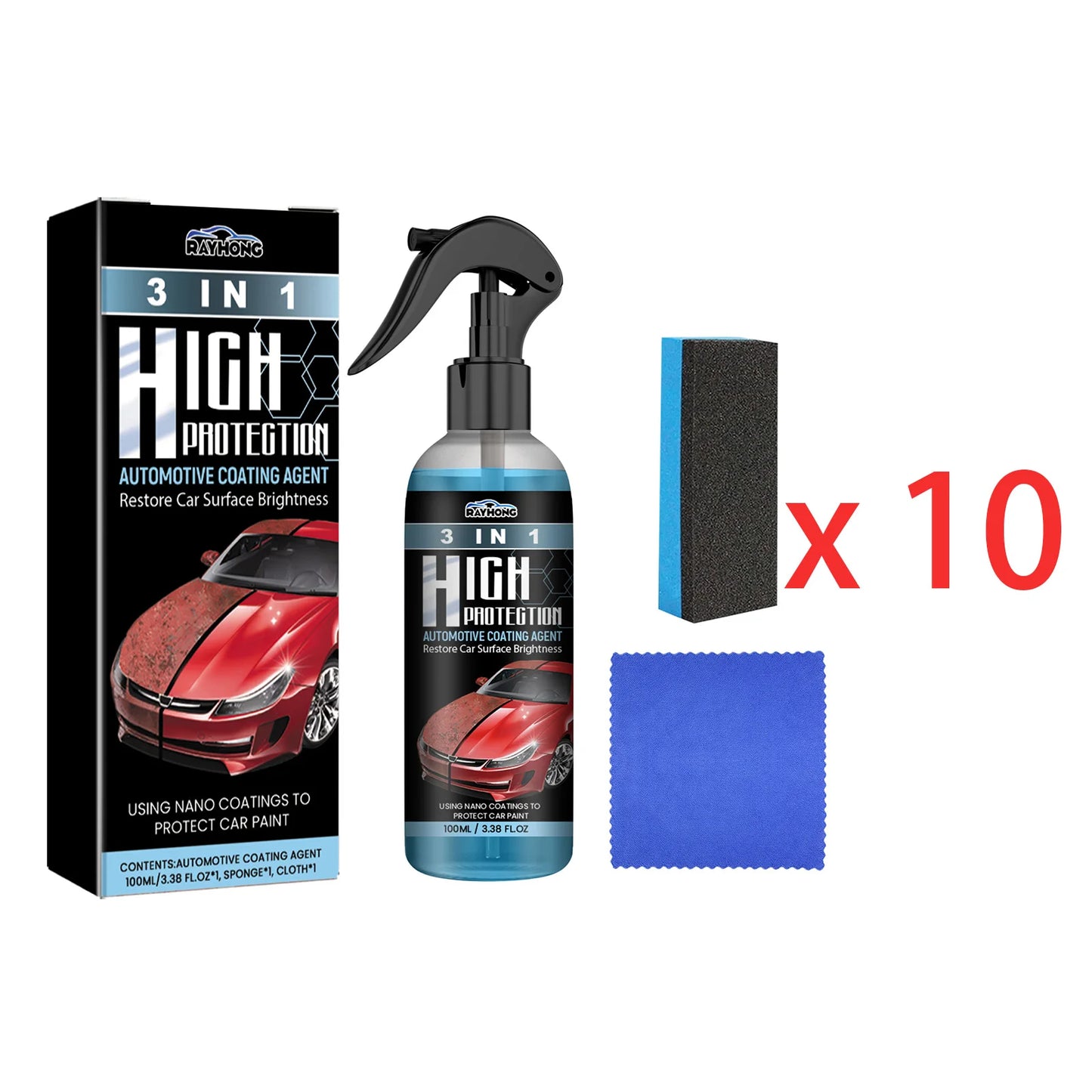 Car Coating Spray Protective Car Eco-friendly Dust Proof Polishing Protection Cleaning Maintenance Nano Coating Agent For Car