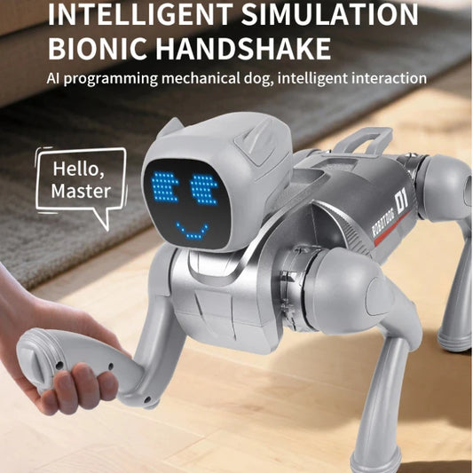 Xiaomi Robot Dog Toy 2.4G Simulation Intelligent Robot Dog Voice Dialogue Emoji Light Mobile High tech APP Remote Control Toy