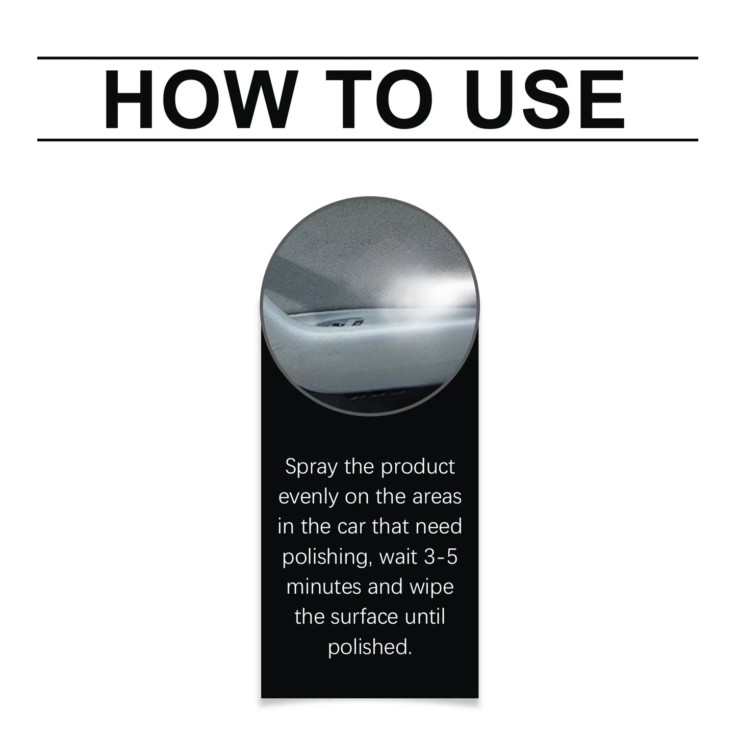 Homonth Car Interior Care Cleaning Agent Restoring Gloss Back To Black Color Fading Protective Maintain Interior Detailing Agent