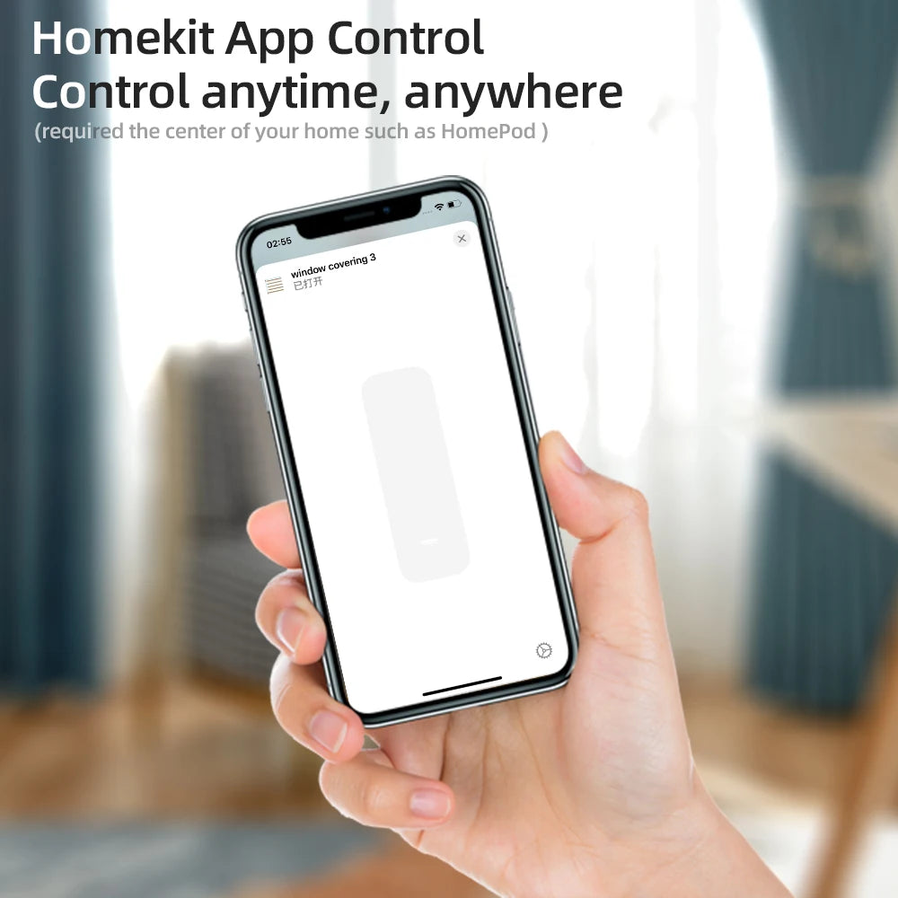 Zemismart WiFi Homekit Smart Curtain Motor with Custom Track Alexa Google Home Yandex Alice Voice Control Electric Stage Curtain