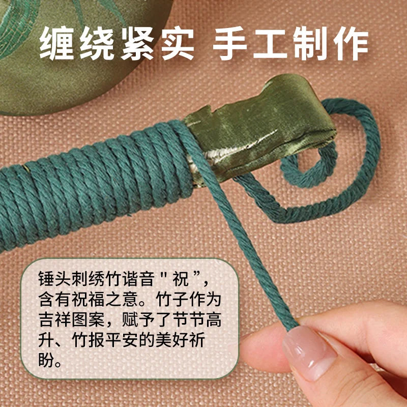 Traditional Chinese Health Hammer- Warm Compress+Meridian Tapping, Reduces Joint Pain/Enhances Relaxation