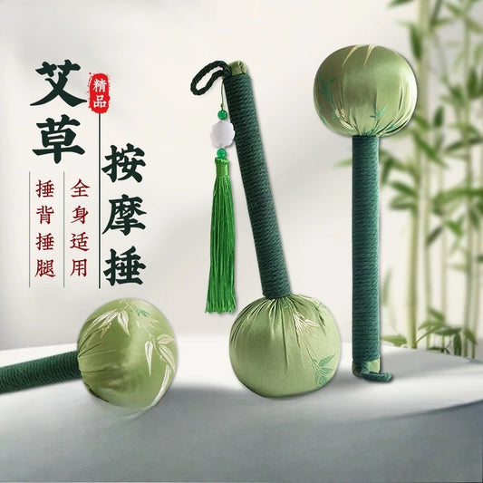 Traditional Chinese Health Hammer- Warm Compress+Meridian Tapping, Reduces Joint Pain/Enhances Relaxation