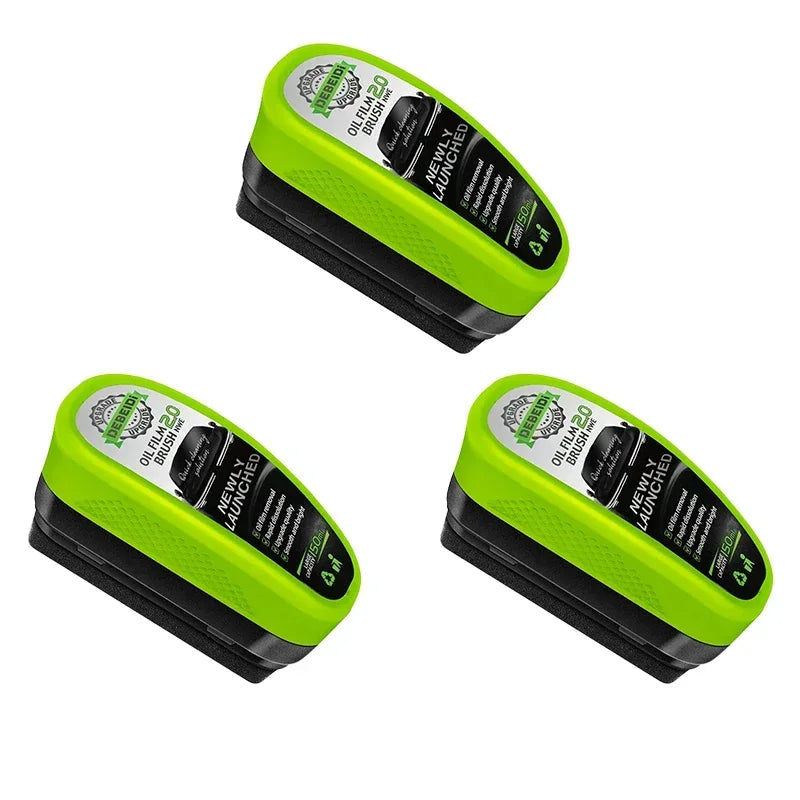 Car glass oil film wipe, front windshield side window, oil removal, dirt removal, coating, crystal plating, strong cleaning