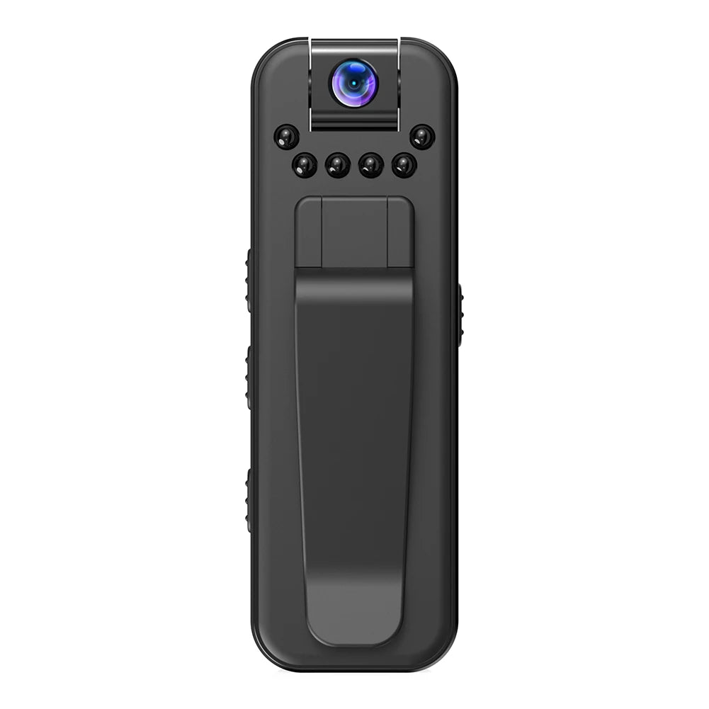 HD 1080P Police Body Cam Motion Detection Mini Camera with Back Clip Infrared Night Vision Miniature Camcorder Small Body Camera