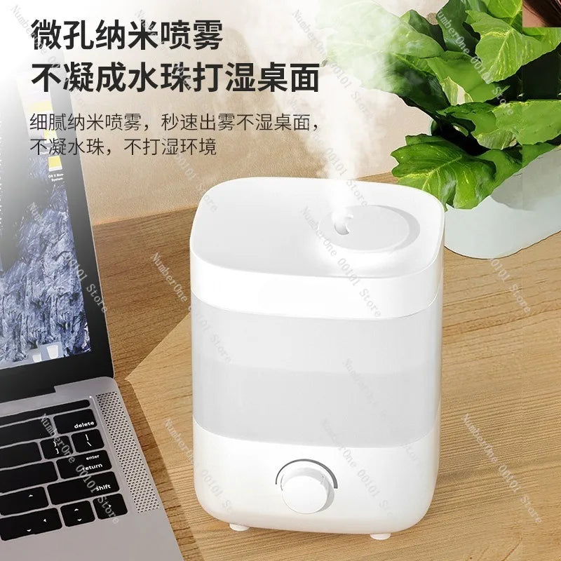2025 New Ultrasonic Humidifier for Home,Silent Operation,Air Humidifier for Bedroom&Office,Effective Water Addition