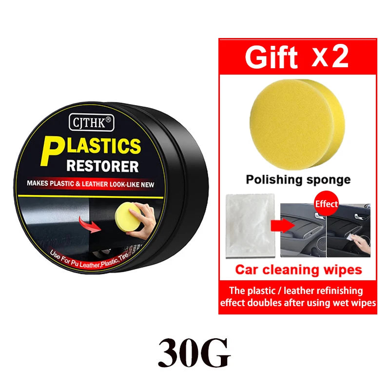 Car Plastic Restorer Back To Black Gloss Car Cleaning Products Plastic Leather Restore Auto Polish And Repair Coating Renovator