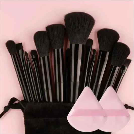 Professional Makeup Brush Set - Soft Fluffy Cosmetic Brushes for Foundation, Powder, Eyeshadow & Blending , Beauty Tools