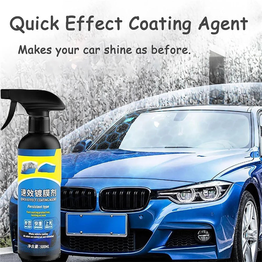 Car coating agent Quick acting car paint waxing coating solution Crystal plating spray polishing