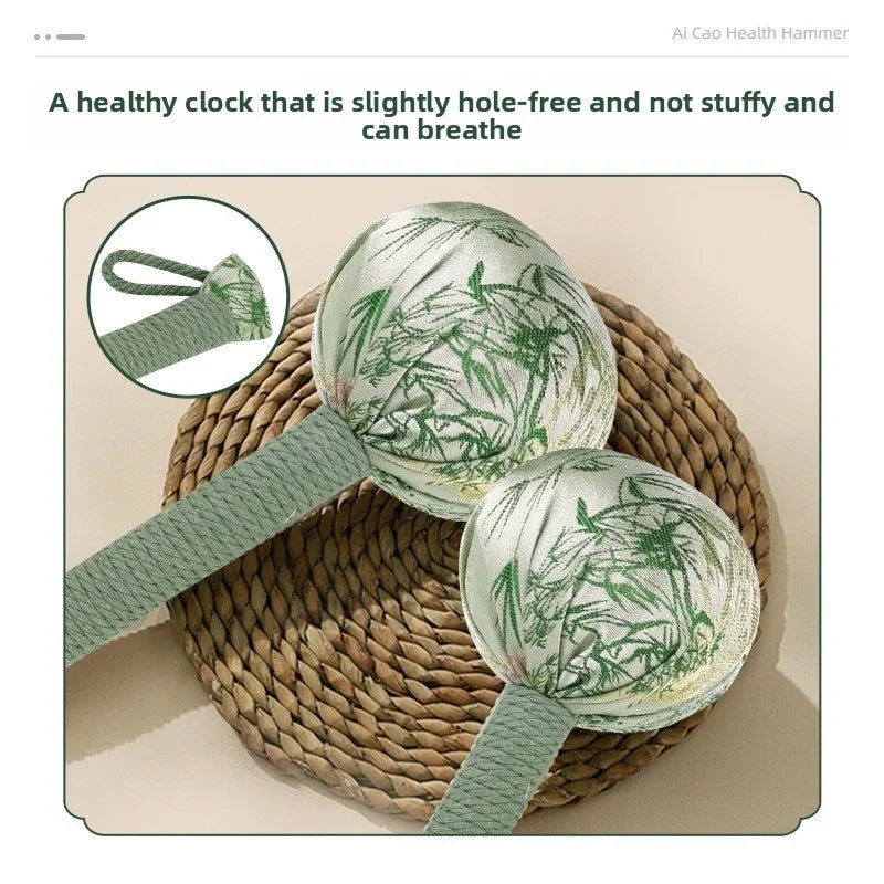 Traditional Chinese Health Hammer- Warm Compress+Meridian Tapping, Reduces Joint Pain/Enhances Relaxation