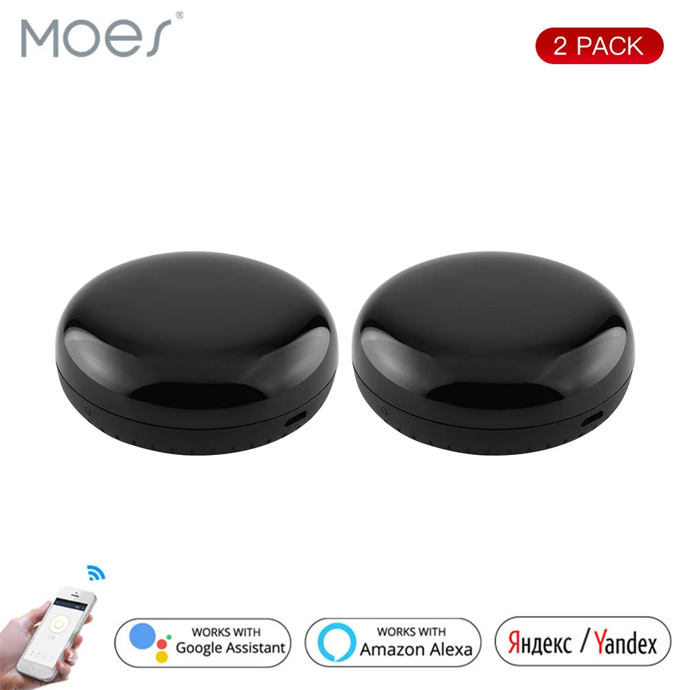 MOES Tuya WiFi IR Remote Control for Air Conditioner TV Smart Home Infrared Universal Remote Controller For Alexa Google Home