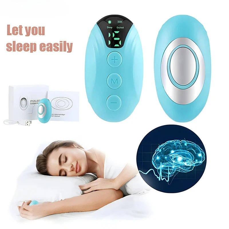 Handheld CES Sleep Aid Microcurrent Device Hypnosis Insomnia Mental Stress Pressure Relax Anxiety Eliminat Treatment Health Gift
