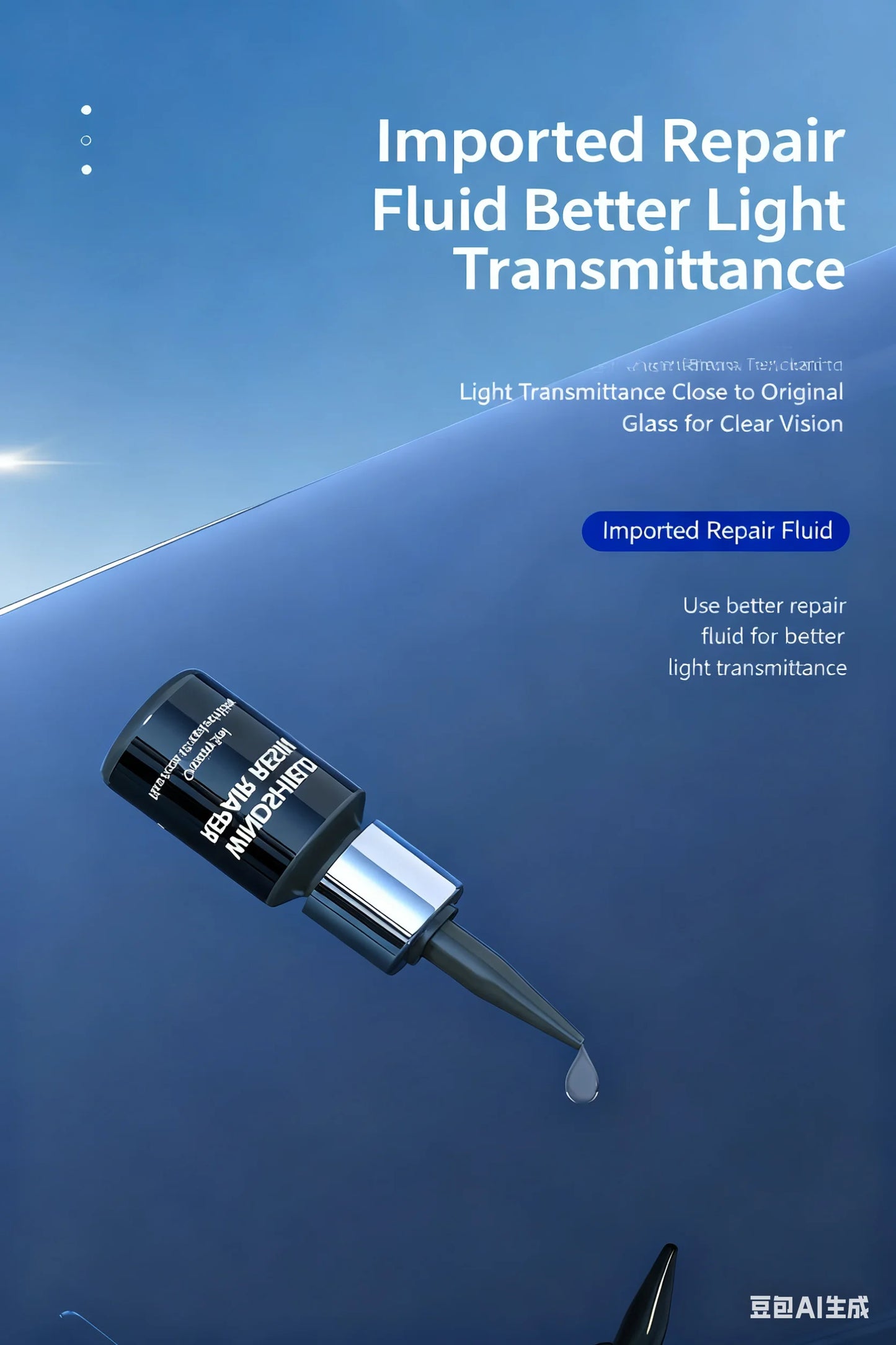 Car Glass Repair Kit - Removes Scratches, Fixes Windscreen Cracks for Cars/Trucks/Motorcycles, Auto Glass Recovery Set