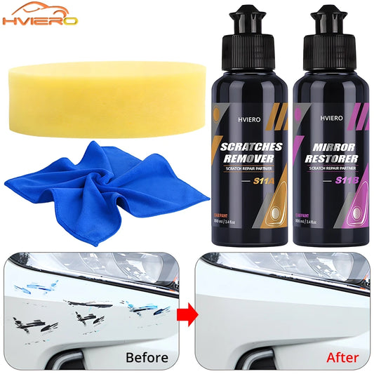 100/300ml Automotive Scratch Removal Kit car Care Polishing Liquid Wax Anti-scratch Repair Agent Paint Details Parts Cleaning