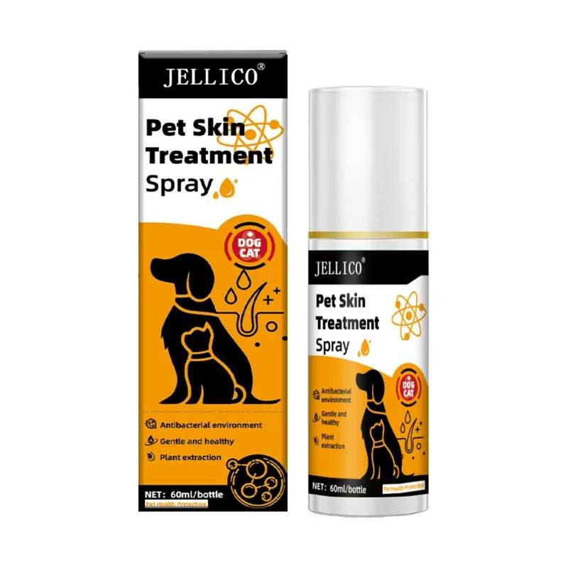Pet Skin Care Spray Relieve Discomfort for Dogs Cat Flea Lice Control Alleviate Skin Cat Moss Dog Moss External Spray