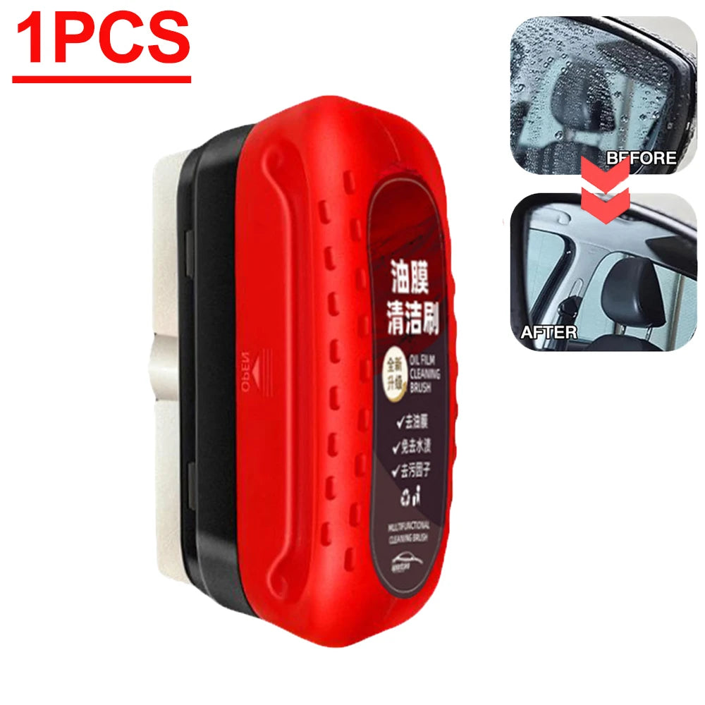 120ml Car Glass Oil Film Remover Glass Polishing Compound Windshield Cleaner Car Glass Polishing Clear Window Auto Detailing