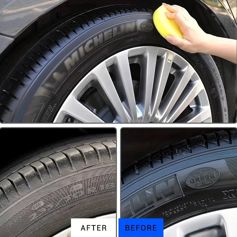 Auto Plastic Restorer Gloss Enhancer Crystal Clear Car Leather & Panel Renewal Wax Coating Agent Back To Black Shine Polish