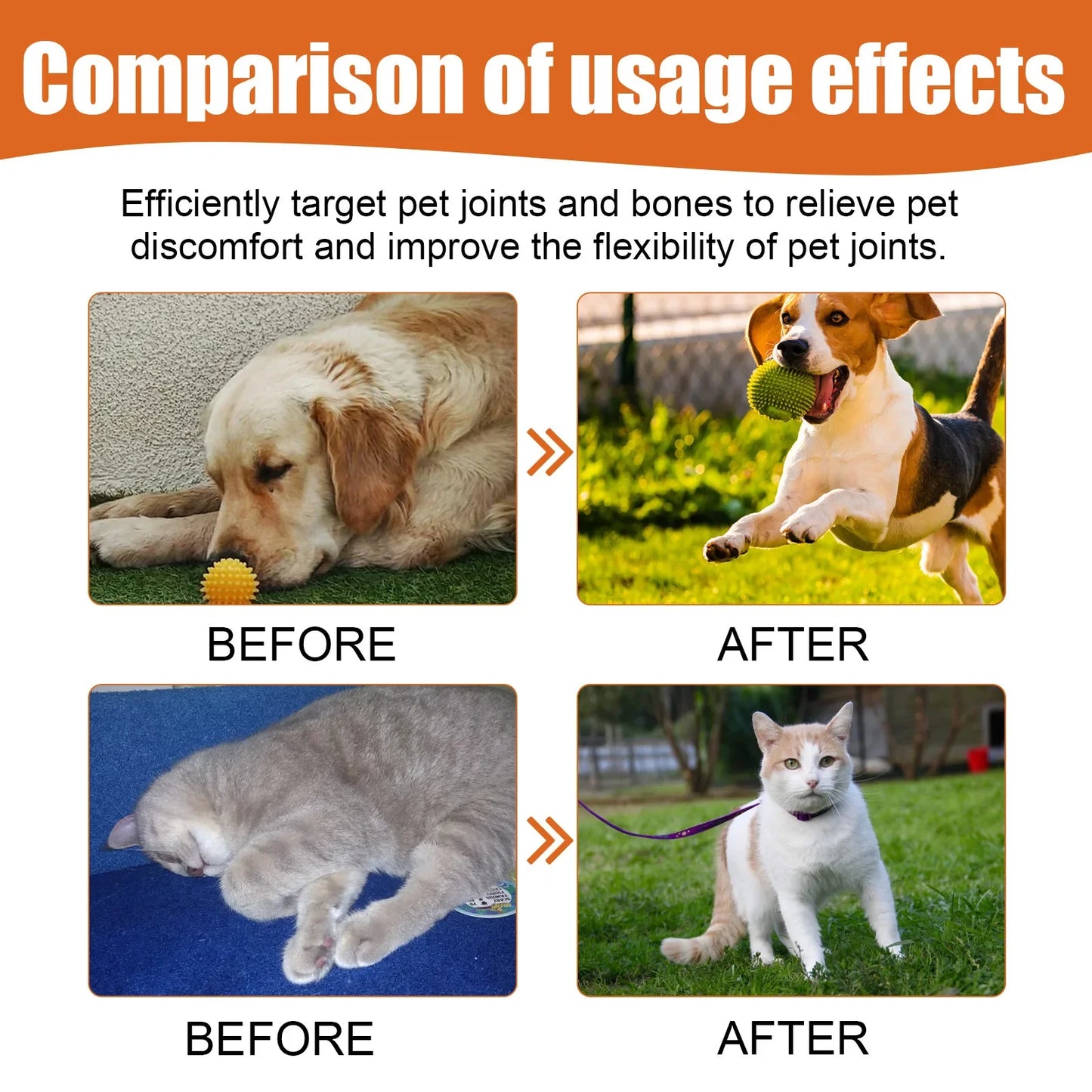 Pet Joint Care Drops Bone Deformities Healing Relieves Discomfort Joint Repair Supplement Anti Itching Dog Joint Caring Solution