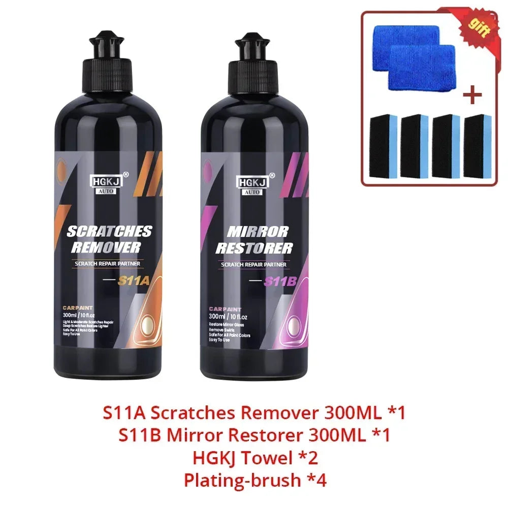 100/300ml Automotive Scratch Removal Kit car Care Polishing Liquid Wax Anti-scratch Repair Agent Paint Details Parts Cleaning
