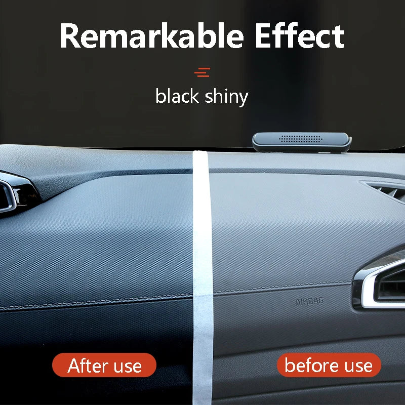 Car Plastic Refurbished Plated Crystal Coating Agent Part Retread Scratch Repair Console Instrument Panel Care Polish Cleaner