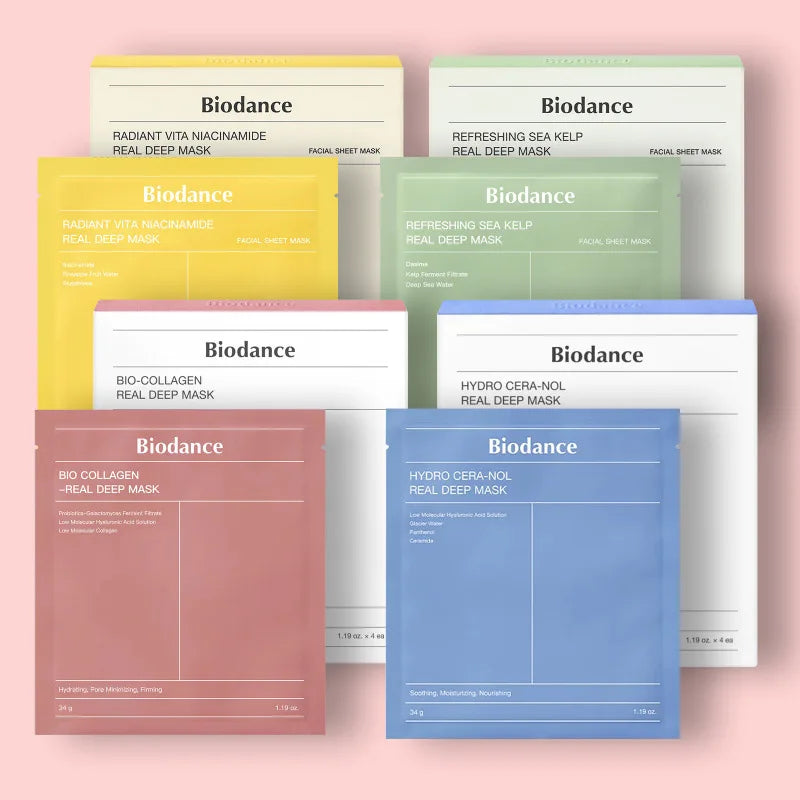 BIODANCE Bio-Collagen Deep Hydrating Gel Mask, nighttime moisturizing, shrinking pores, improving elasticity, deep hydration