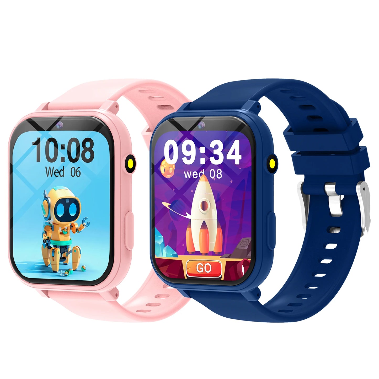 New Kids Smartwatch Games HD Front Camera Sleep Monitoring Flashlight Electronics Touch Screen Alarm Calculator Gift Boys Girls