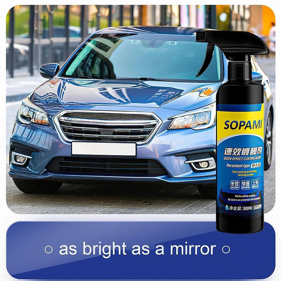 Car coating agent Quick acting car paint waxing coating solution Crystal plating spray polishing
