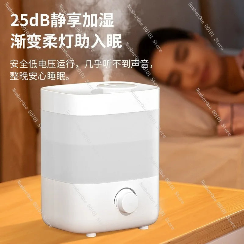 2025 New Ultrasonic Humidifier for Home,Silent Operation,Air Humidifier for Bedroom&Office,Effective Water Addition