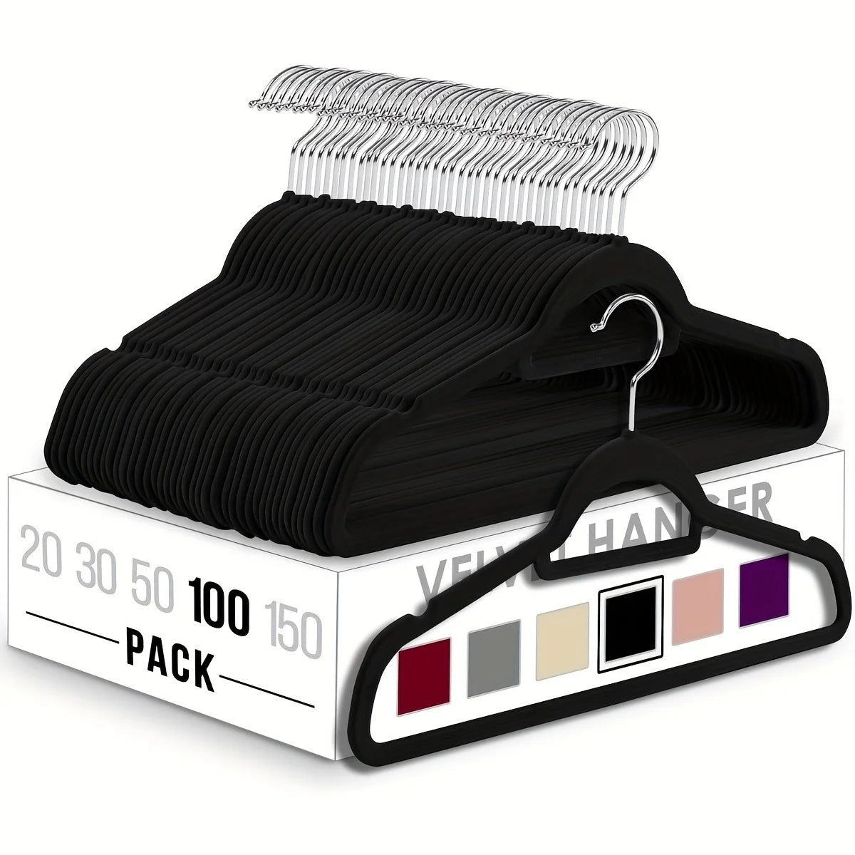 Exclusive for Supermarkets, This Multifunctional Plastic Hanger Is Non-Slip And Mark-Free, Saving Space, Suitable for Wardrobes