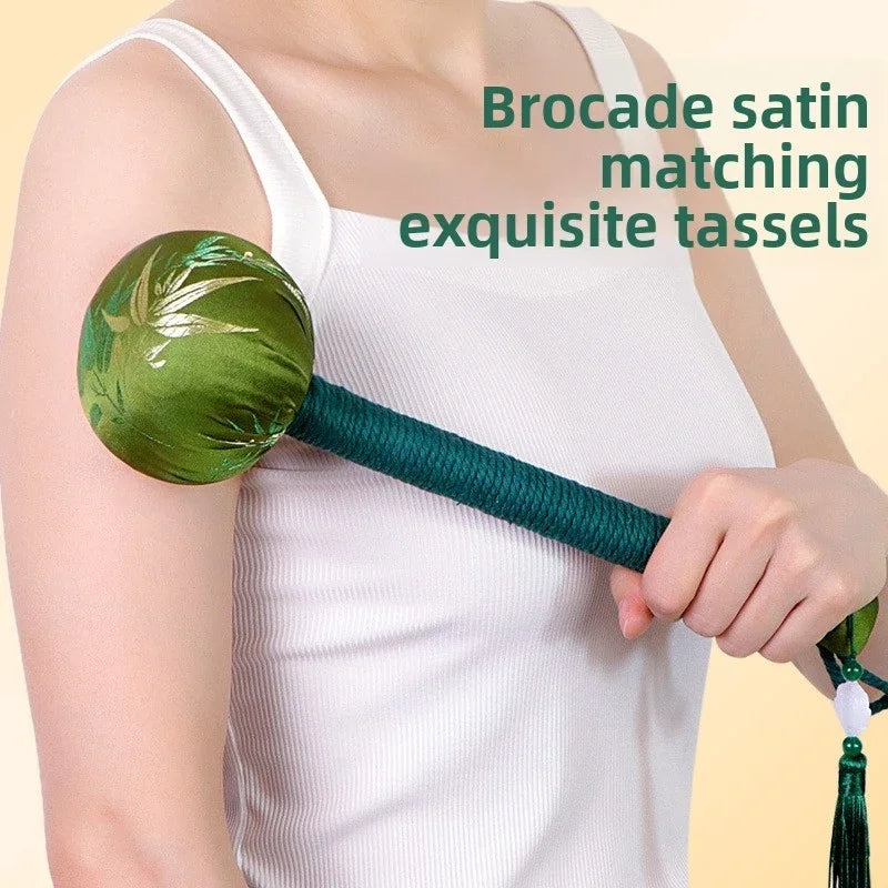 Traditional Chinese Health Hammer- Warm Compress+Meridian Tapping, Reduces Joint Pain/Enhances Relaxation