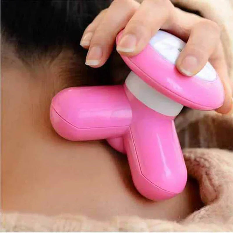 Mini Handle Electric Massager Body Wave Vibration USB Massage Triangle Body Health Beauty Massager Small Massager Relax