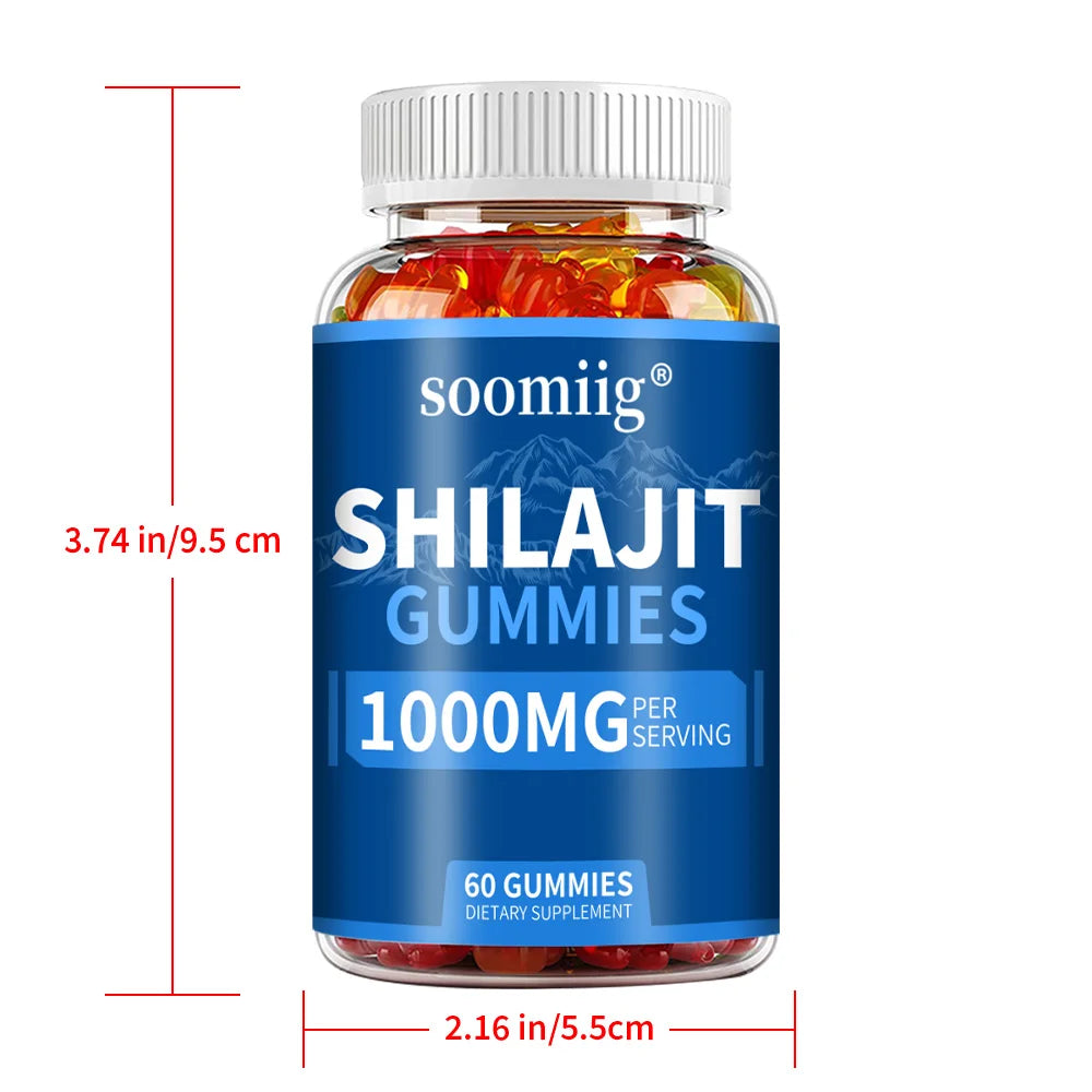 Shilajit Gummies - Stress Relief, Brain Health, Balanced Energy Levels and Anti-Aging