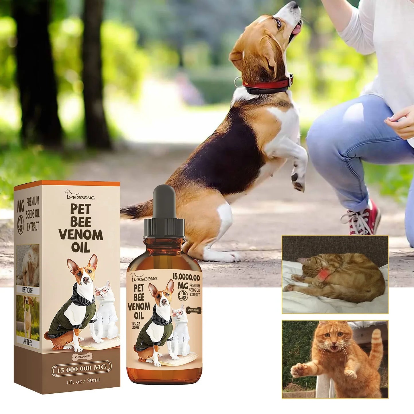 Pet Joint Care Drops Bone Deformities Healing Relieves Discomfort Joint Repair Supplement Anti Itching Dog Joint Caring Solution