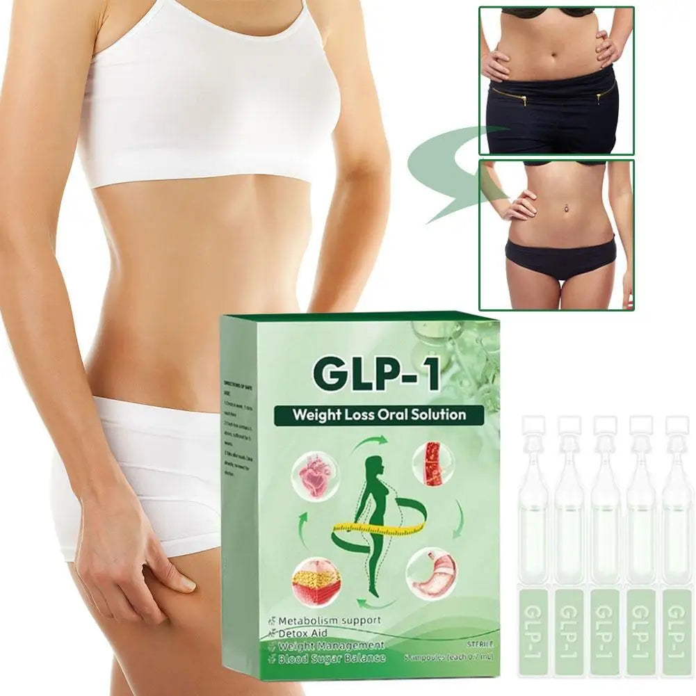 10/5/3Box GLP-1 Oral Solution Metabolism Booster Weight Management Detox Sterile Health Nutrition And Health Care Body Care