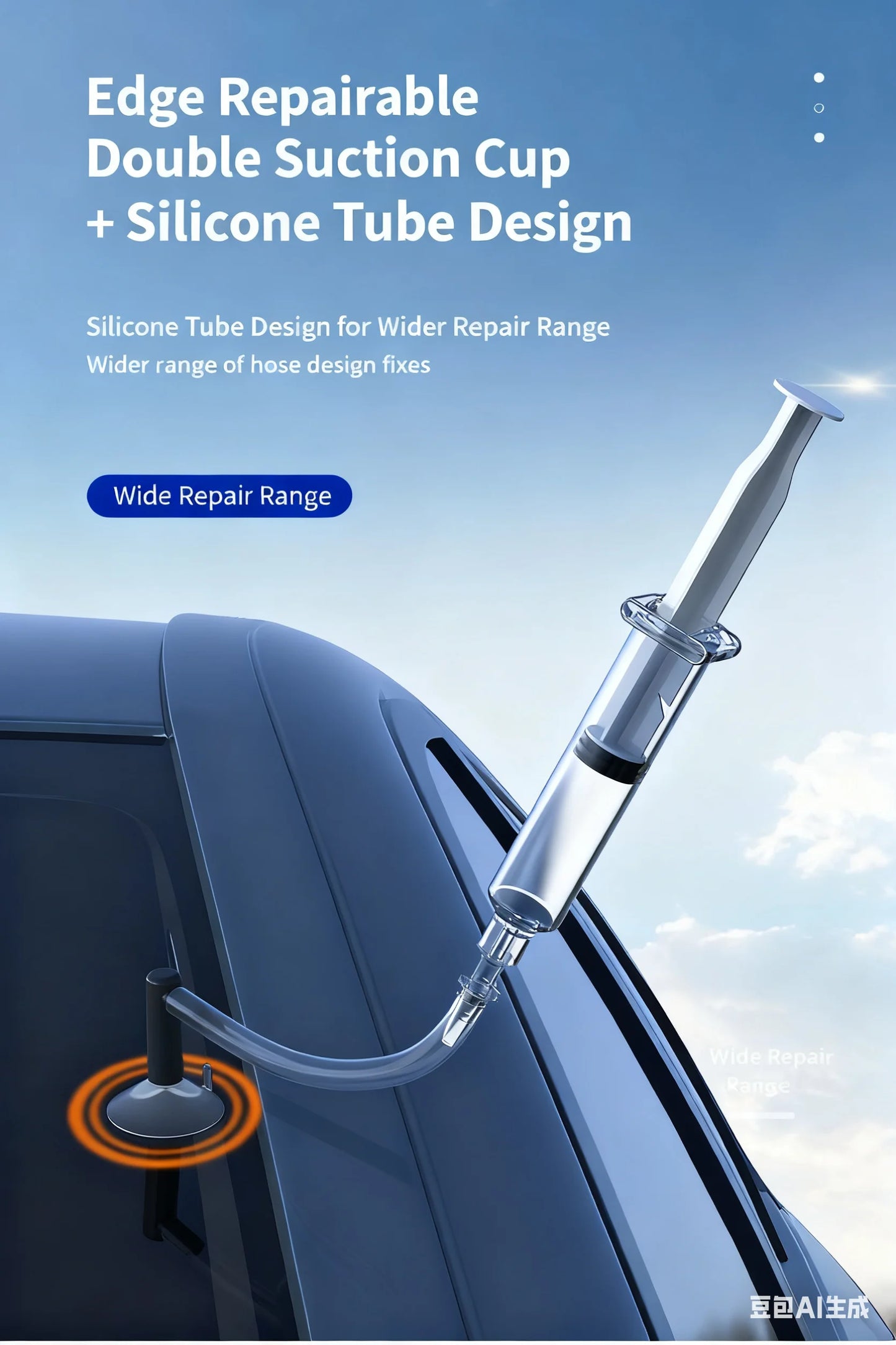 Car Glass Repair Kit - Removes Scratches, Fixes Windscreen Cracks for Cars/Trucks/Motorcycles, Auto Glass Recovery Set