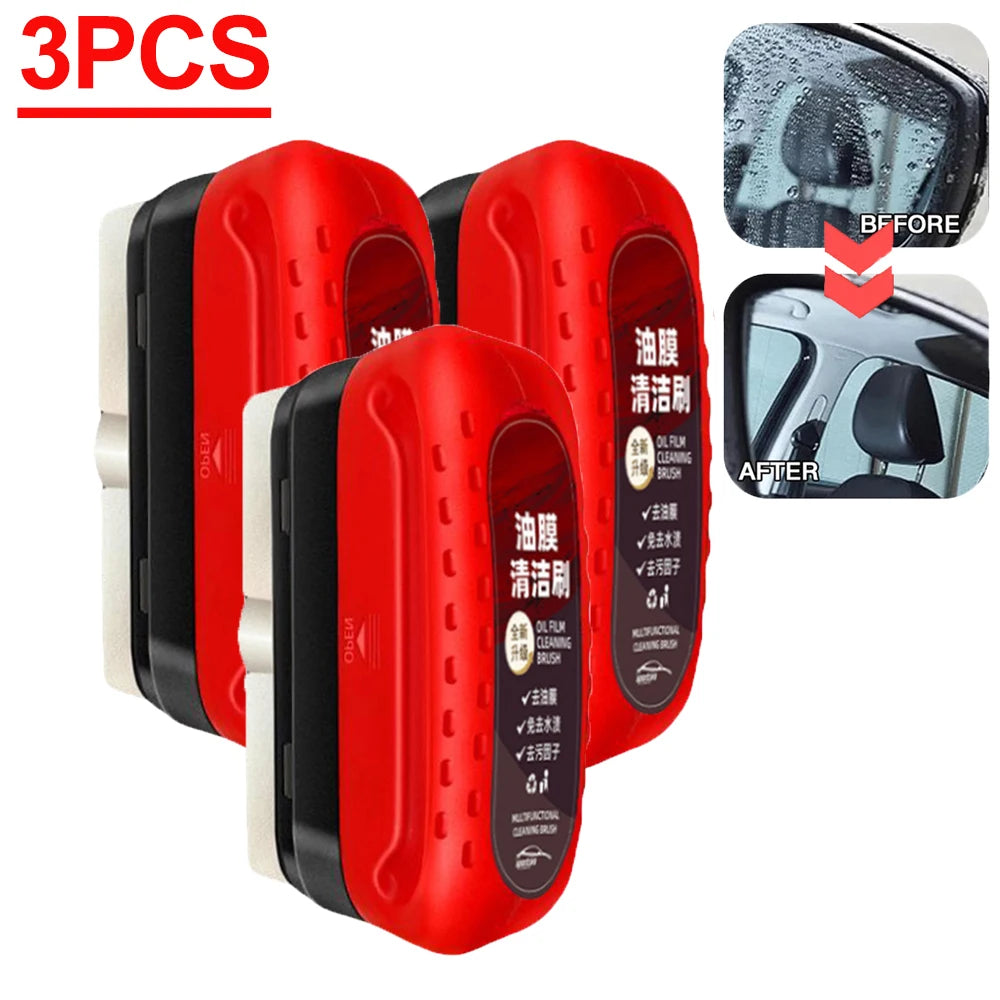 120ml Car Glass Oil Film Remover Glass Polishing Compound Windshield Cleaner Car Glass Polishing Clear Window Auto Detailing