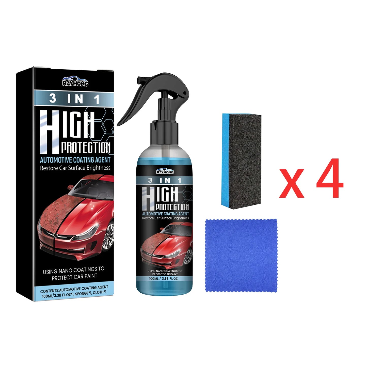 Car Coating Spray Protective Car Eco-friendly Dust Proof Polishing Protection Cleaning Maintenance Nano Coating Agent For Car