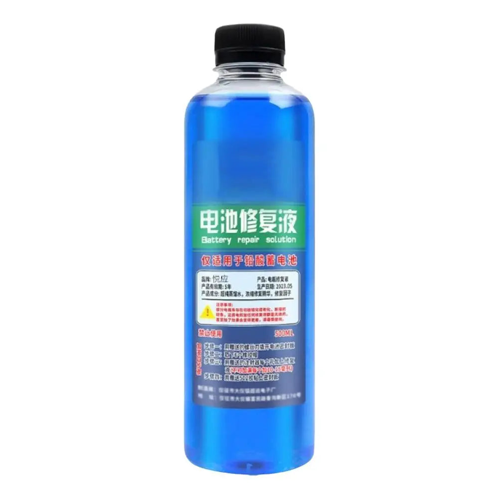 500ml Car Battery Repair Liquid Solution Battery Acid Solution For Battery Renewal Acid Battery Restore Liquid Terminal Cle
