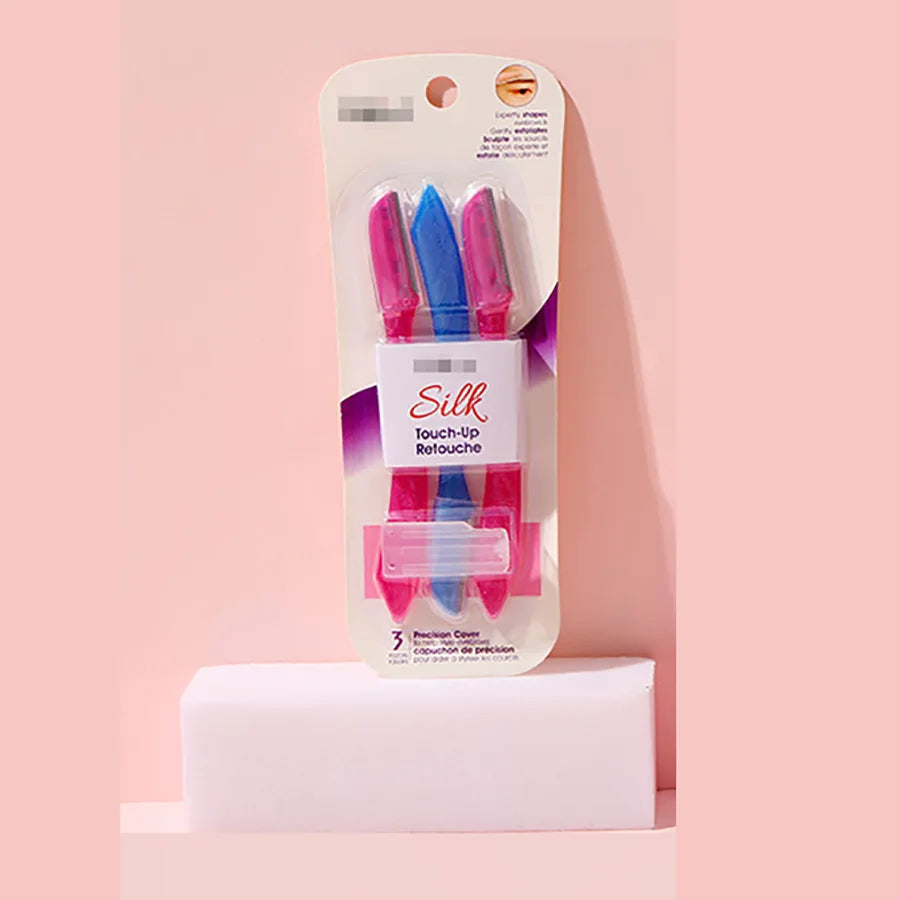 Touch Up Dermaplaning Tool With Precision Cover 3ct Dermaplane Razor Face Razors For Women Eyebrow Razor Facial Razor Dermaplani