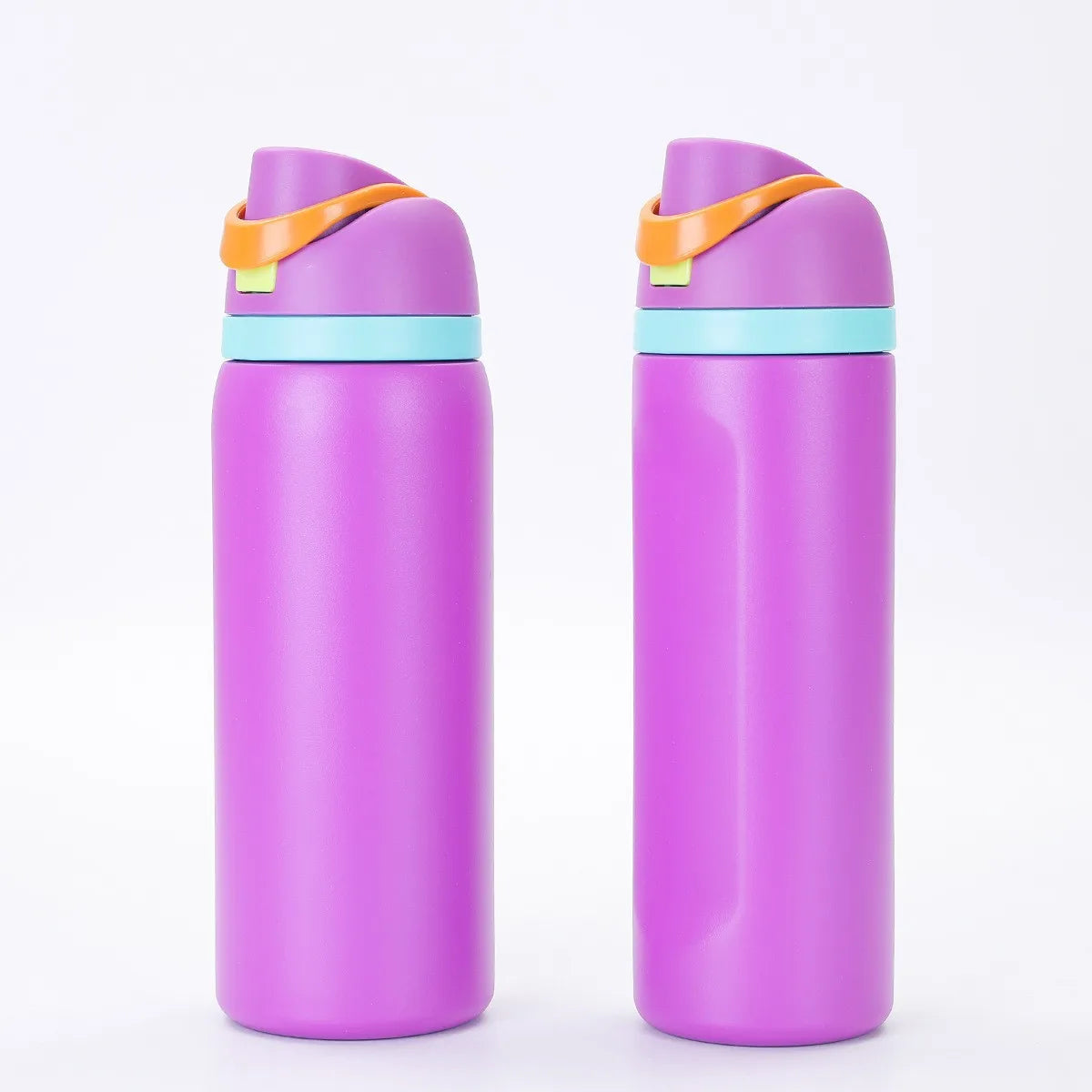 Cross-border Amazon double-lid stainless steel thermos cup outdoor sports fruit cup with high value rope bouncing cup