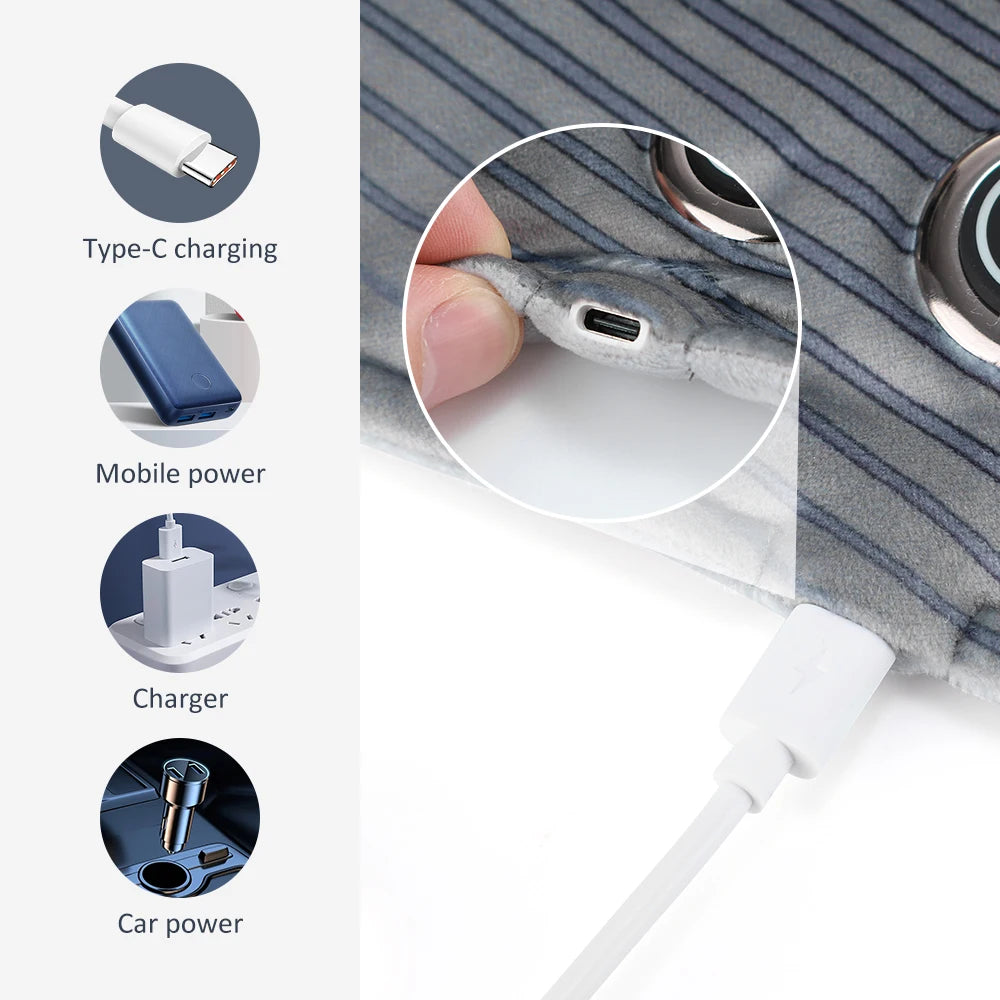 3 Levels Graphene Heating Uterus Warming Belt Menstrual Heating Pad For Menstrual Cramp Lumbar Uncomfortable Health Care