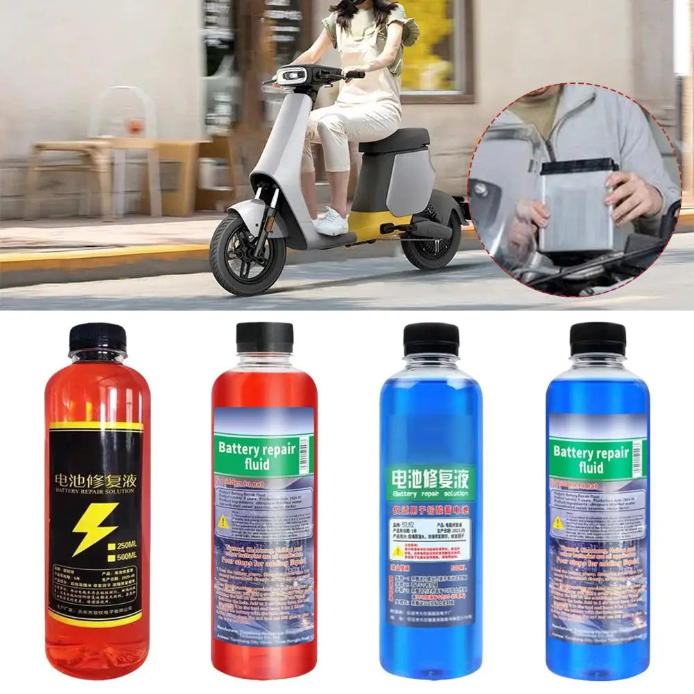 500ml Car Battery Repair Liquid Solution Battery Acid Solution For Battery Renewal Acid Battery Restore Liquid Terminal Cle