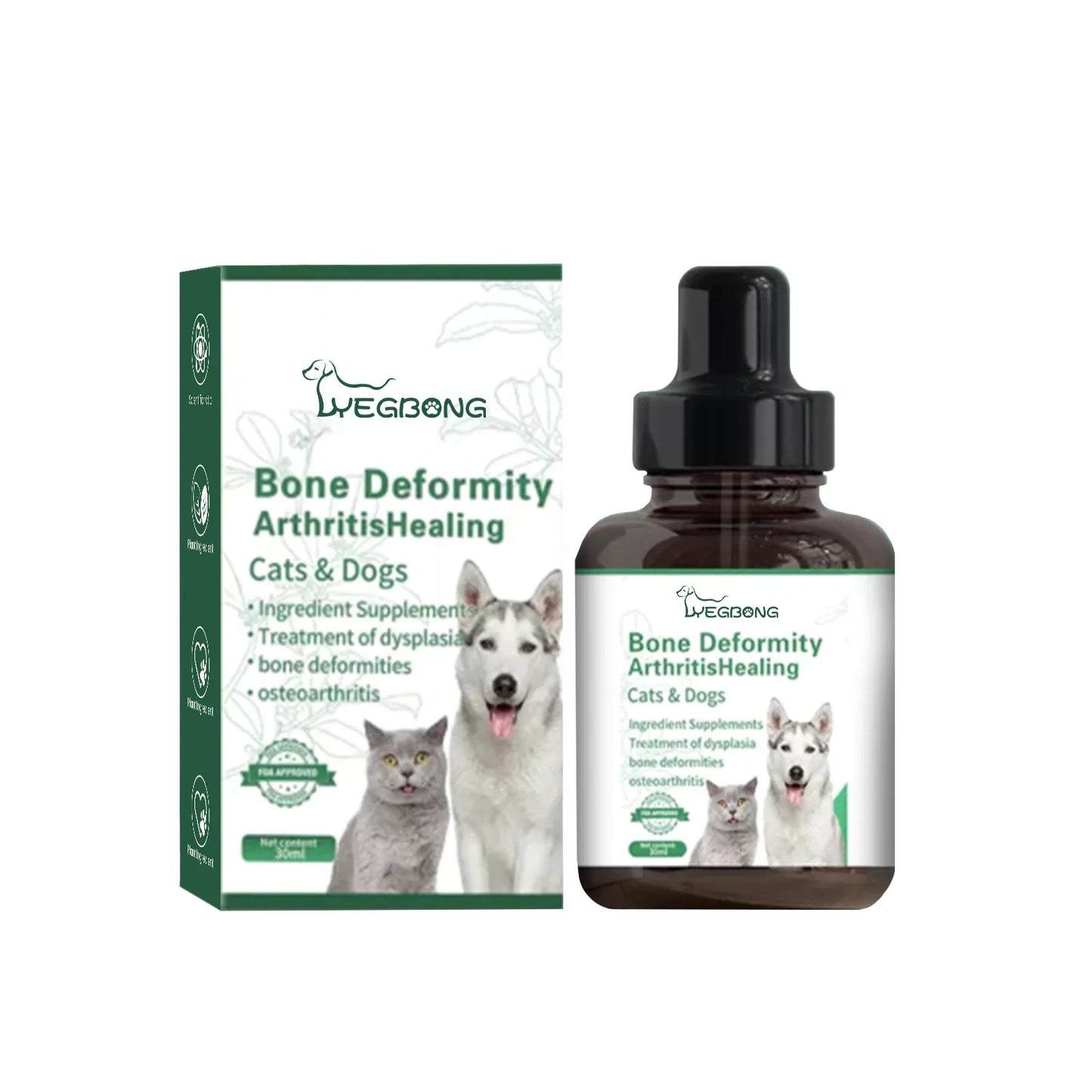 Dog Joint Care Drop Joint Discomfort Relief Bone Deformity Repair Arthritis Healing Hip Joint Supplement Pet Bone Care Solution