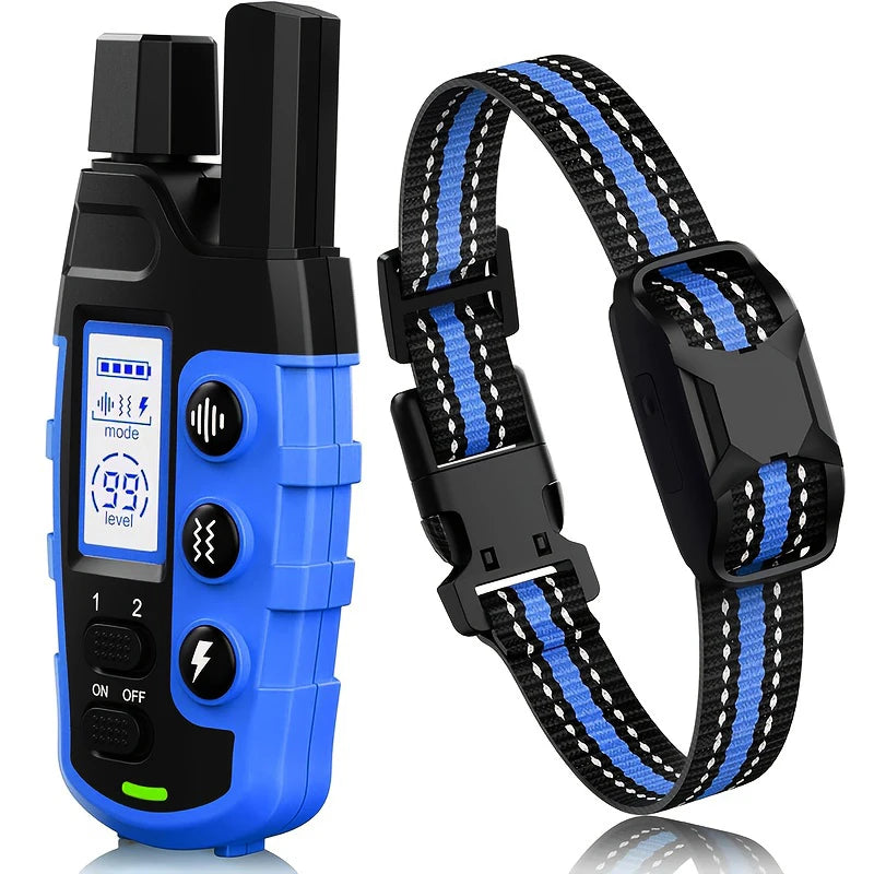 3300Ft Electric Dog Training Collar Remote Control Waterproof Pet BehaviorFor 5-120lbs Puppy With Shock Vibration