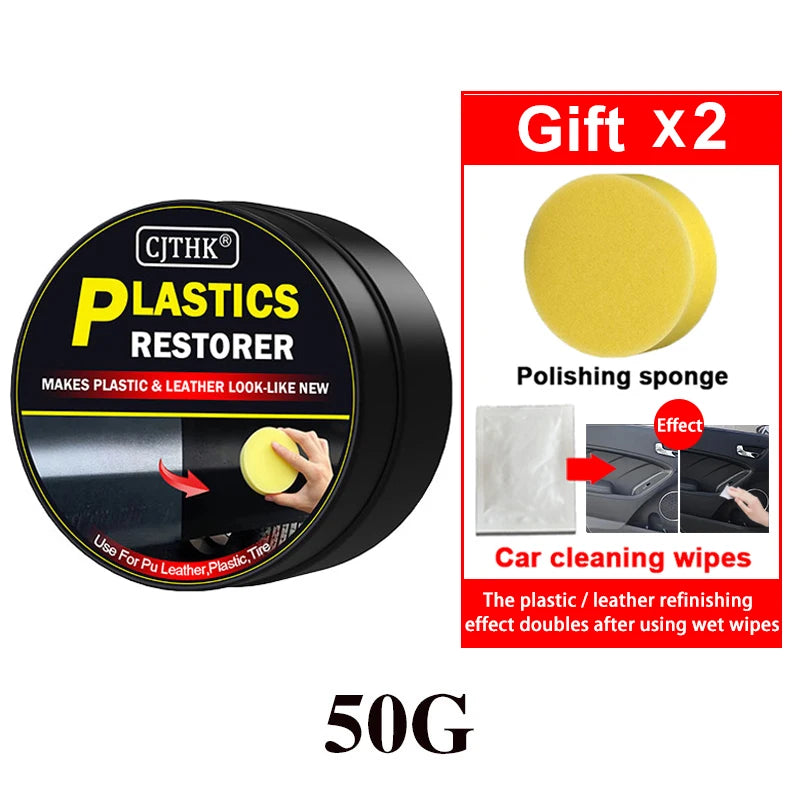 Car Plastic Restorer Back To Black Gloss Car Cleaning Products Plastic Leather Restore Auto Polish And Repair Coating Renovator