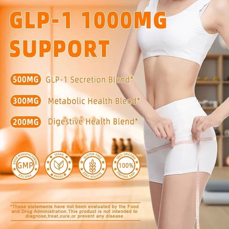 GLP-1 Supplement - Promote Metabolism, Support Intestinal and Digestive Health, Efficient Absorption, Anti-oxidation - 120pcs