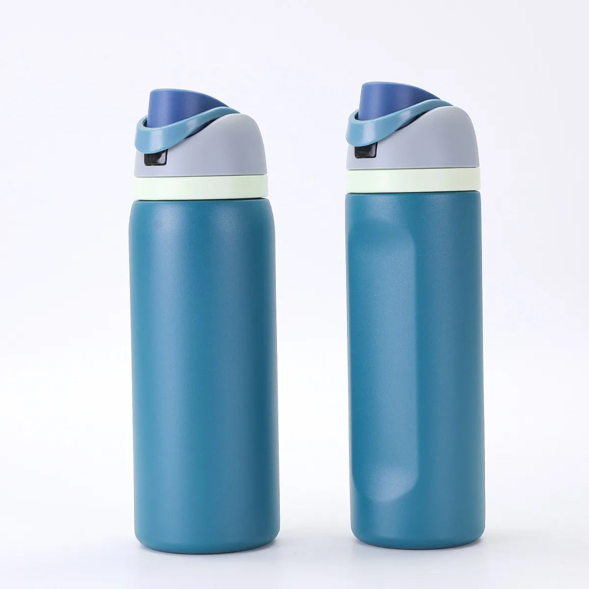 Cross-border Amazon double-lid stainless steel thermos cup outdoor sports fruit cup with high value rope bouncing cup